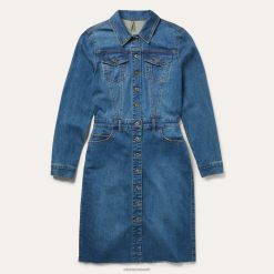 naised esmaklassiline teksasärk Stetson sinine kehakate ZNRBV503